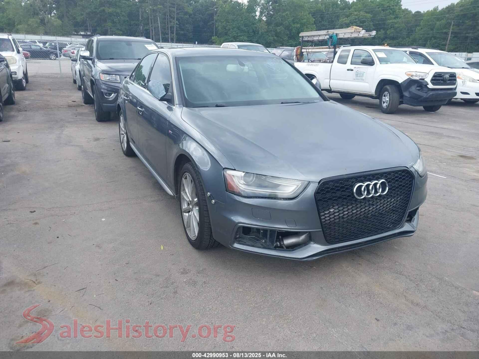 2015 AUDI A4 — VIN WAUAFAFLXFN011784