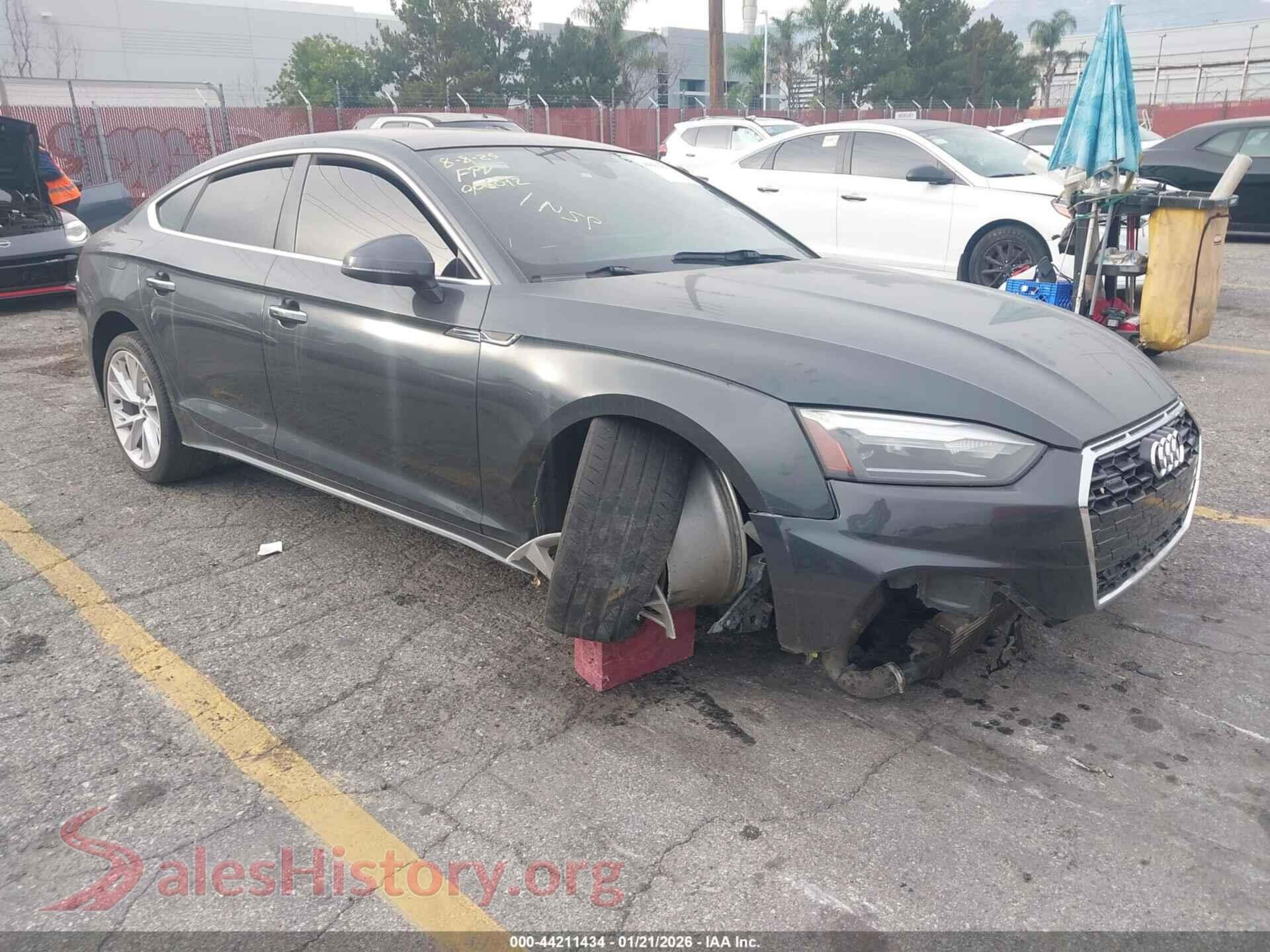 2020 AUDI A5 SPORTBACK — VIN WAUANCF55LA006012
