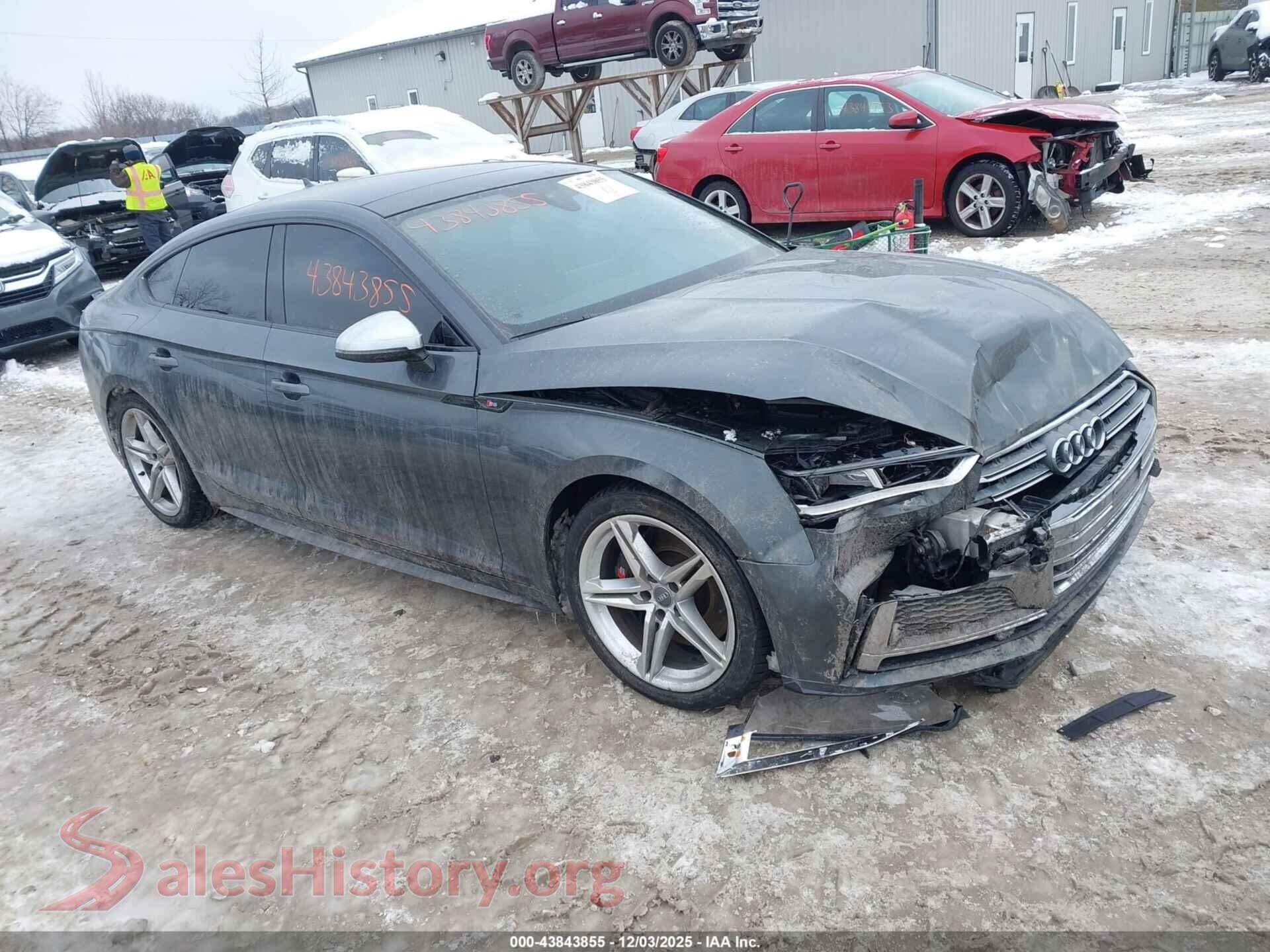 2018 AUDI S5 — VIN WAUB4CF58JA081226