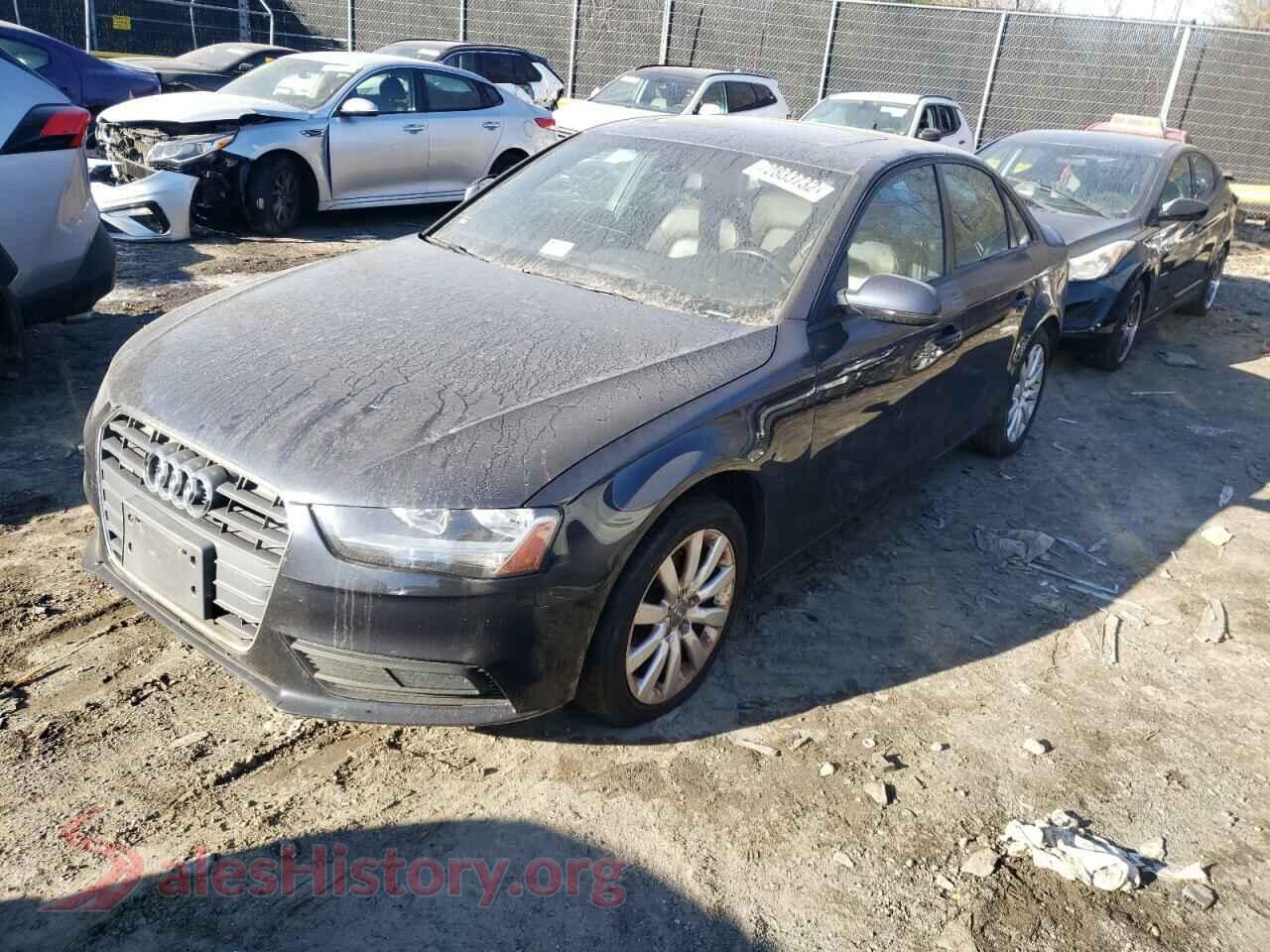 2014 AUDI A4 — VIN WAUBFAFL4EA123331