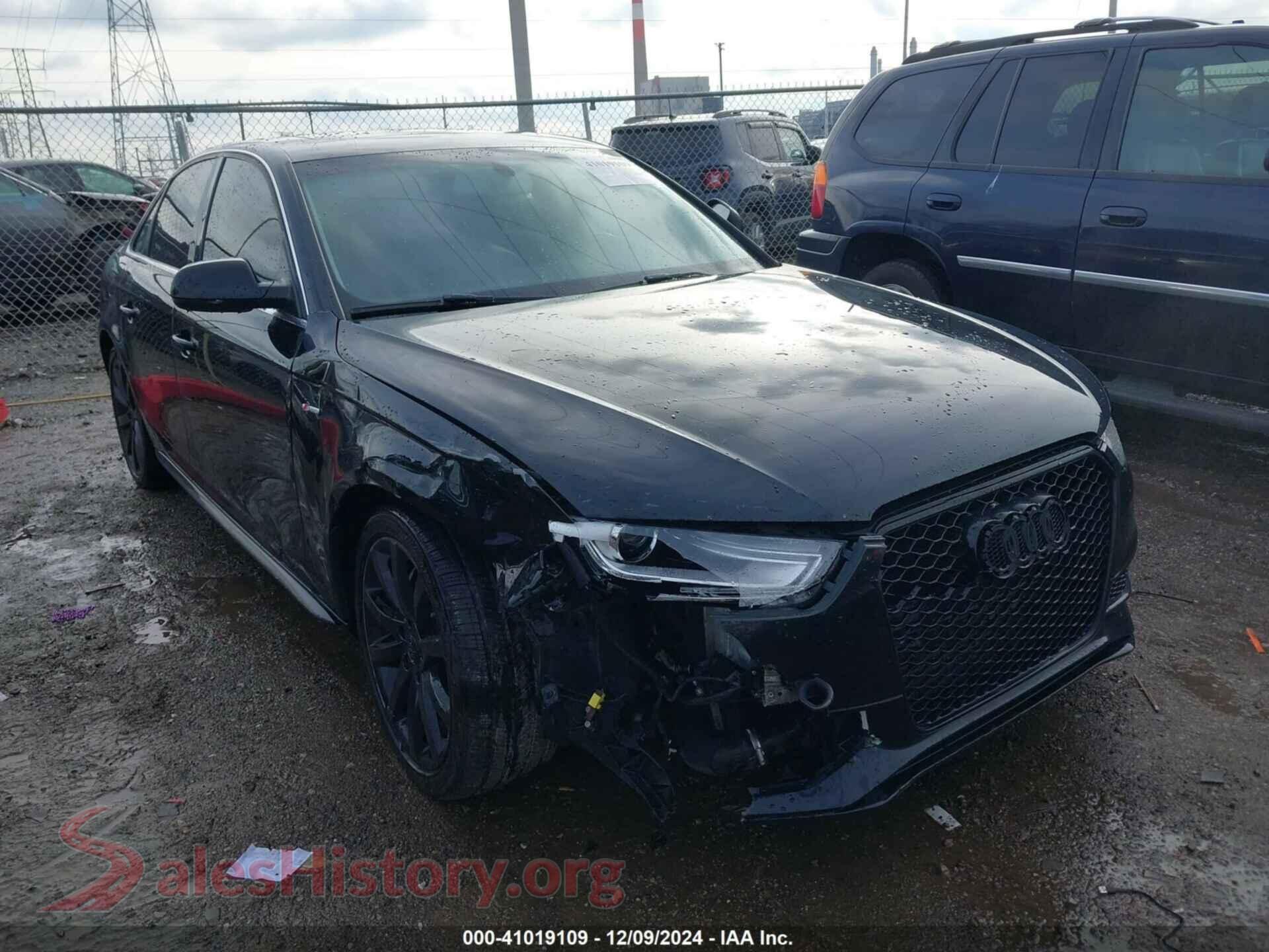 2014 AUDI A4 — VIN WAUBFAFL8EN021216
