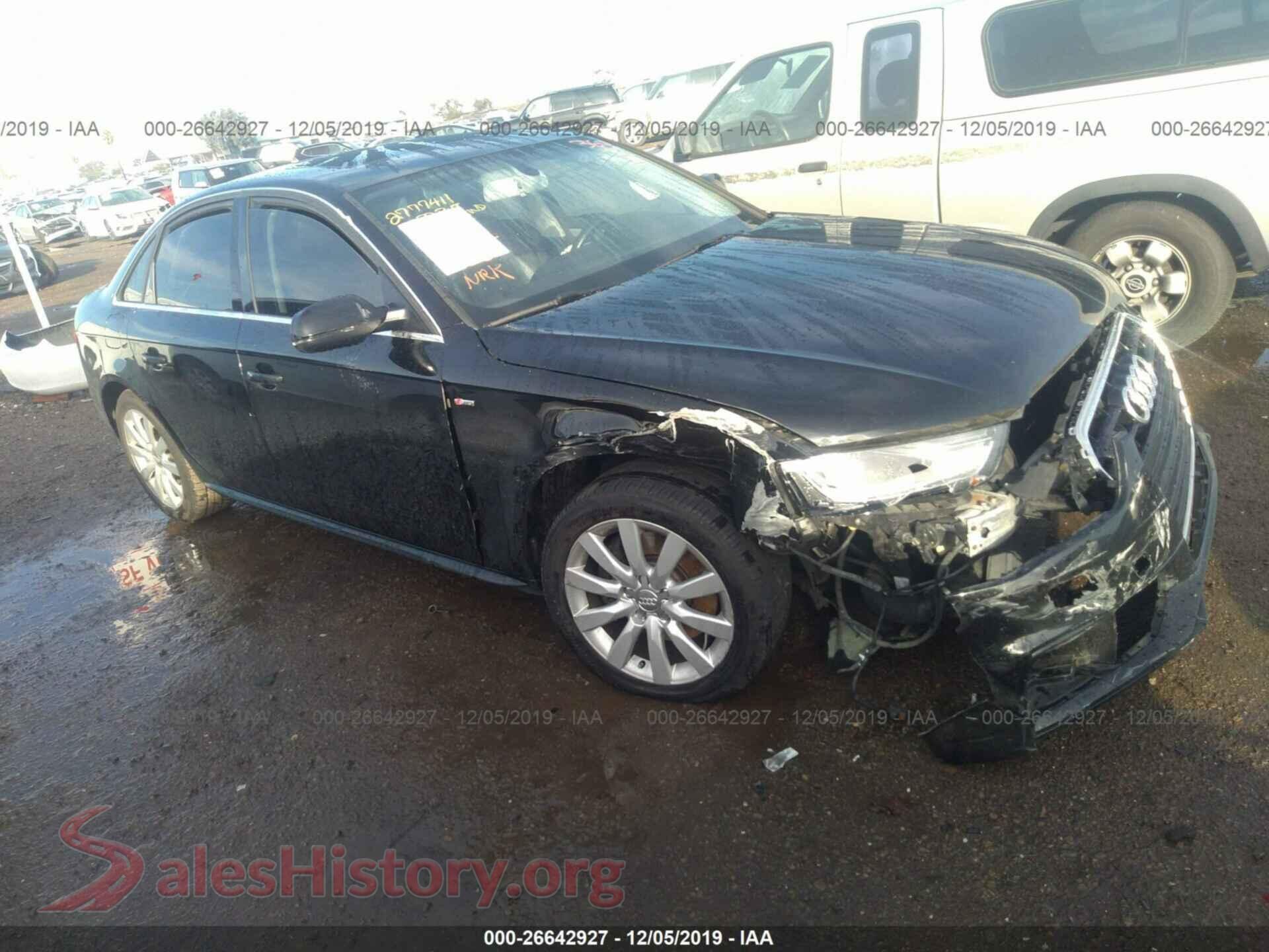 2015 AUDI A4 — VIN WAUBFAFLXFN035586