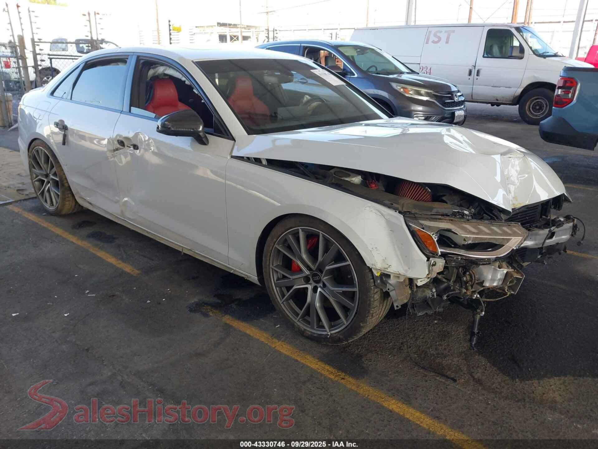 2023 AUDI S4 — VIN WAUC4AF41PA083487