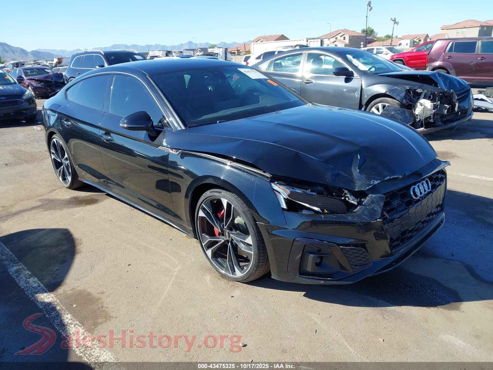 2021 AUDI S5 SPORTBACK — VIN WAUC4CF55MA004029