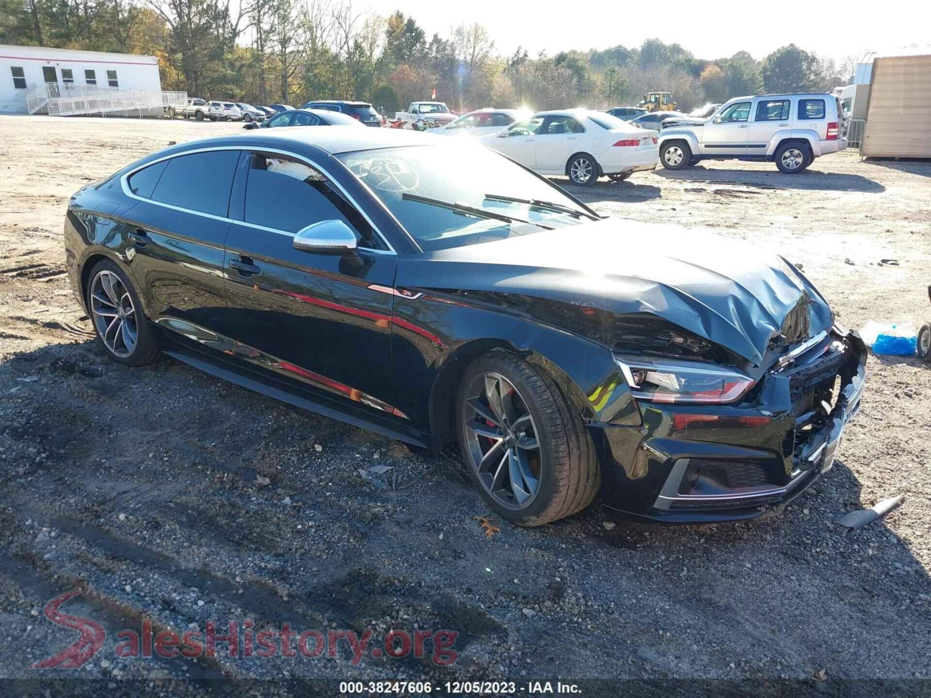 2018 AUDI S5 — VIN WAUC4CF5XJA011134
