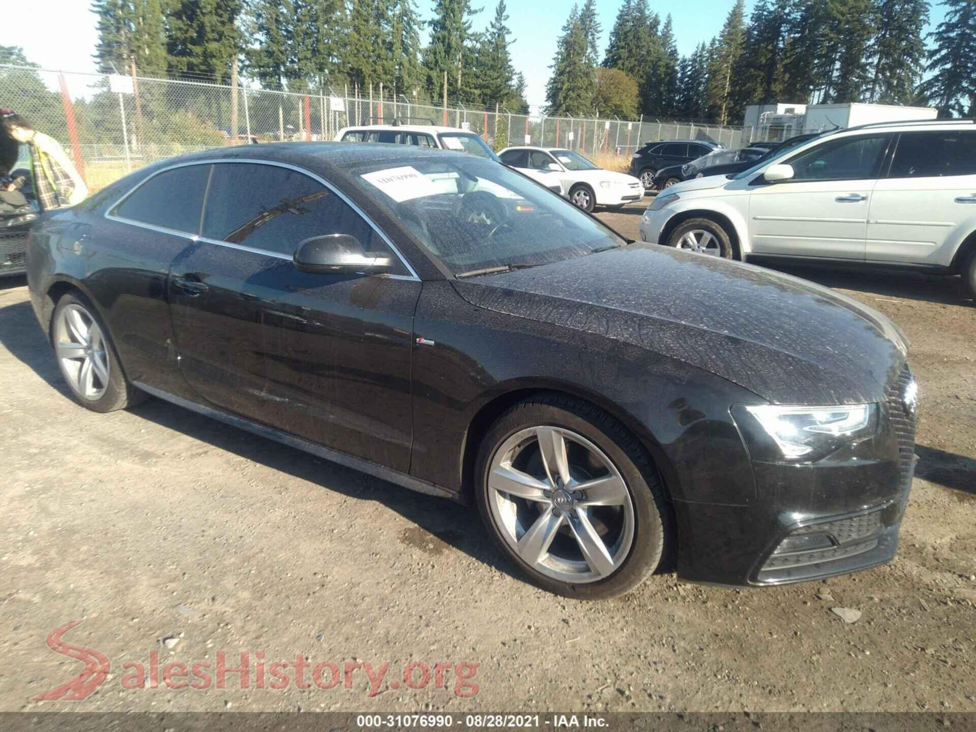 2016 AUDI A5 — VIN WAUD2AFR2GA019321
