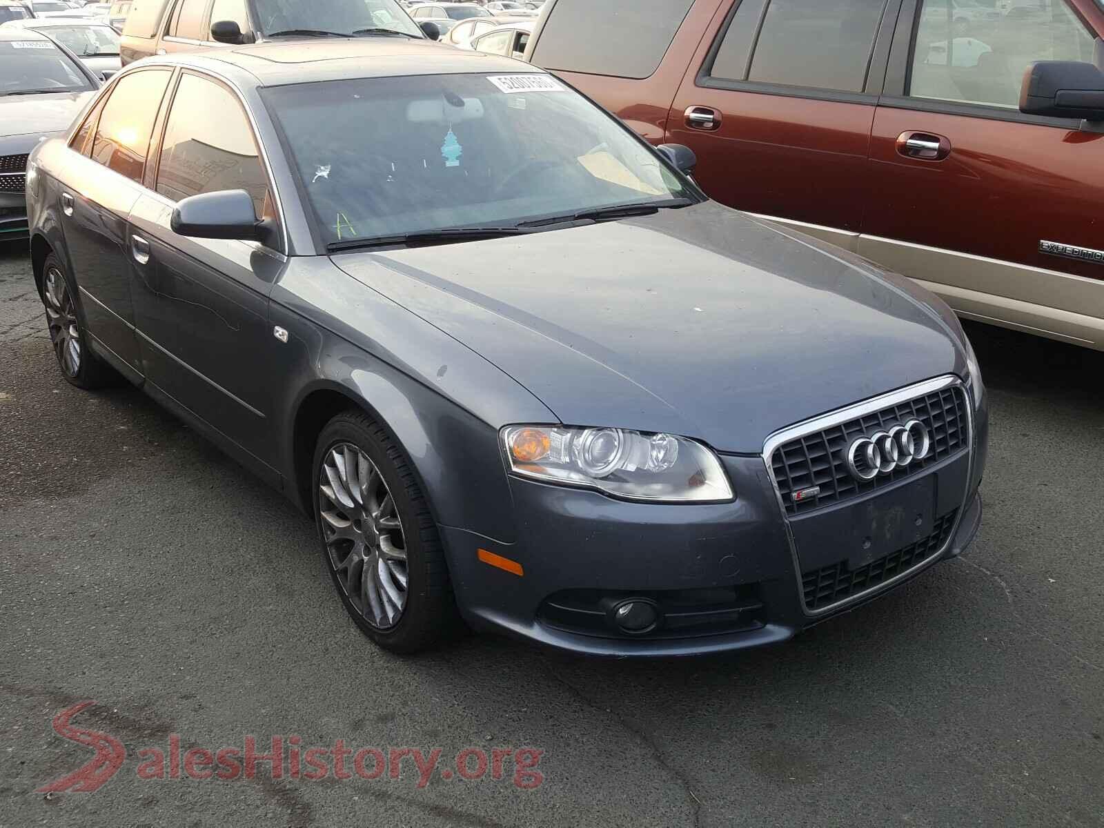 2008 AUDI A4 — VIN WAUDF78E58A167188