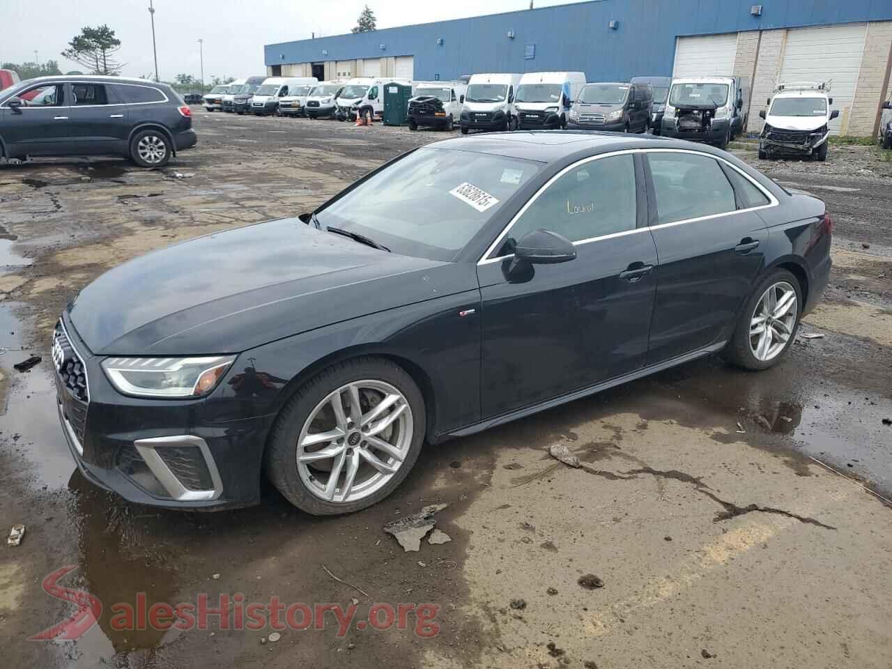 2022 AUDI A4 — VIN WAUEAAF41NN013608