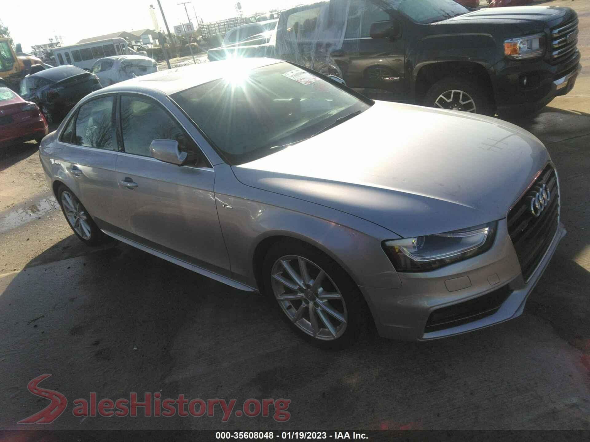 2016 AUDI A4 — VIN WAUFFAFL5GN004054