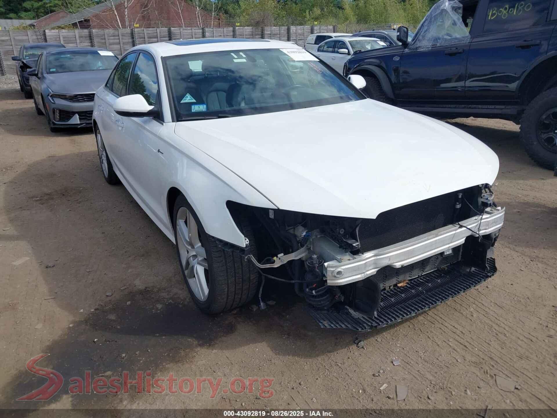 2015 AUDI A6 — VIN WAUFGAFC1FN048886