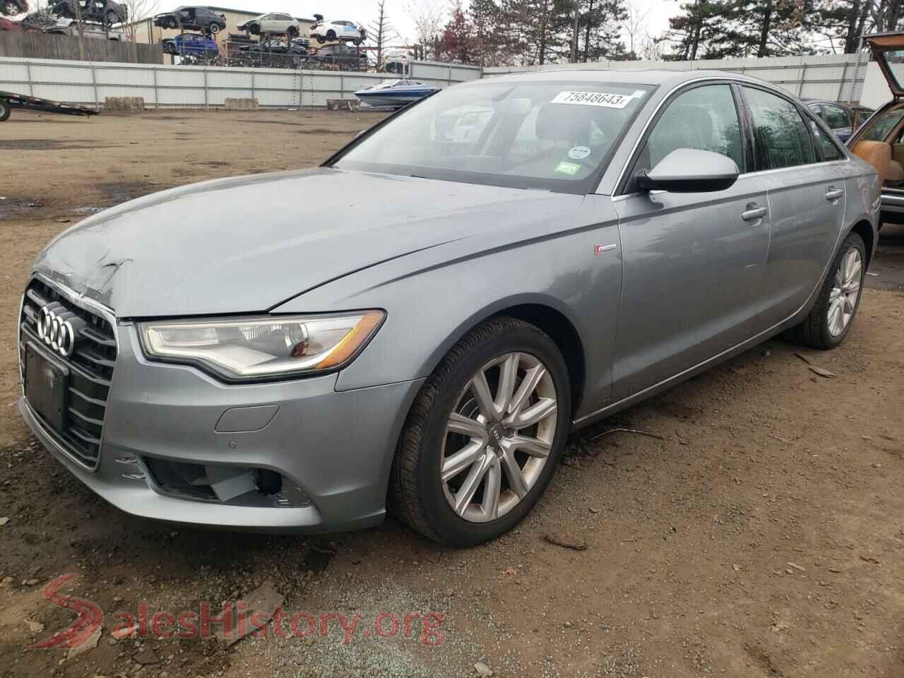 2014 AUDI A6 — VIN WAUFGAFC5EN014576