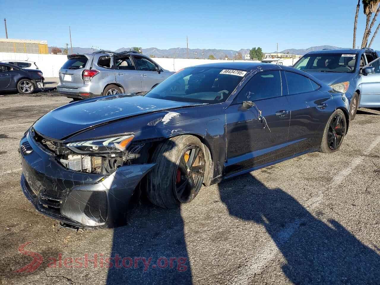 2022 AUDI E-TRON GT — VIN WAUFJBFW6N7006959