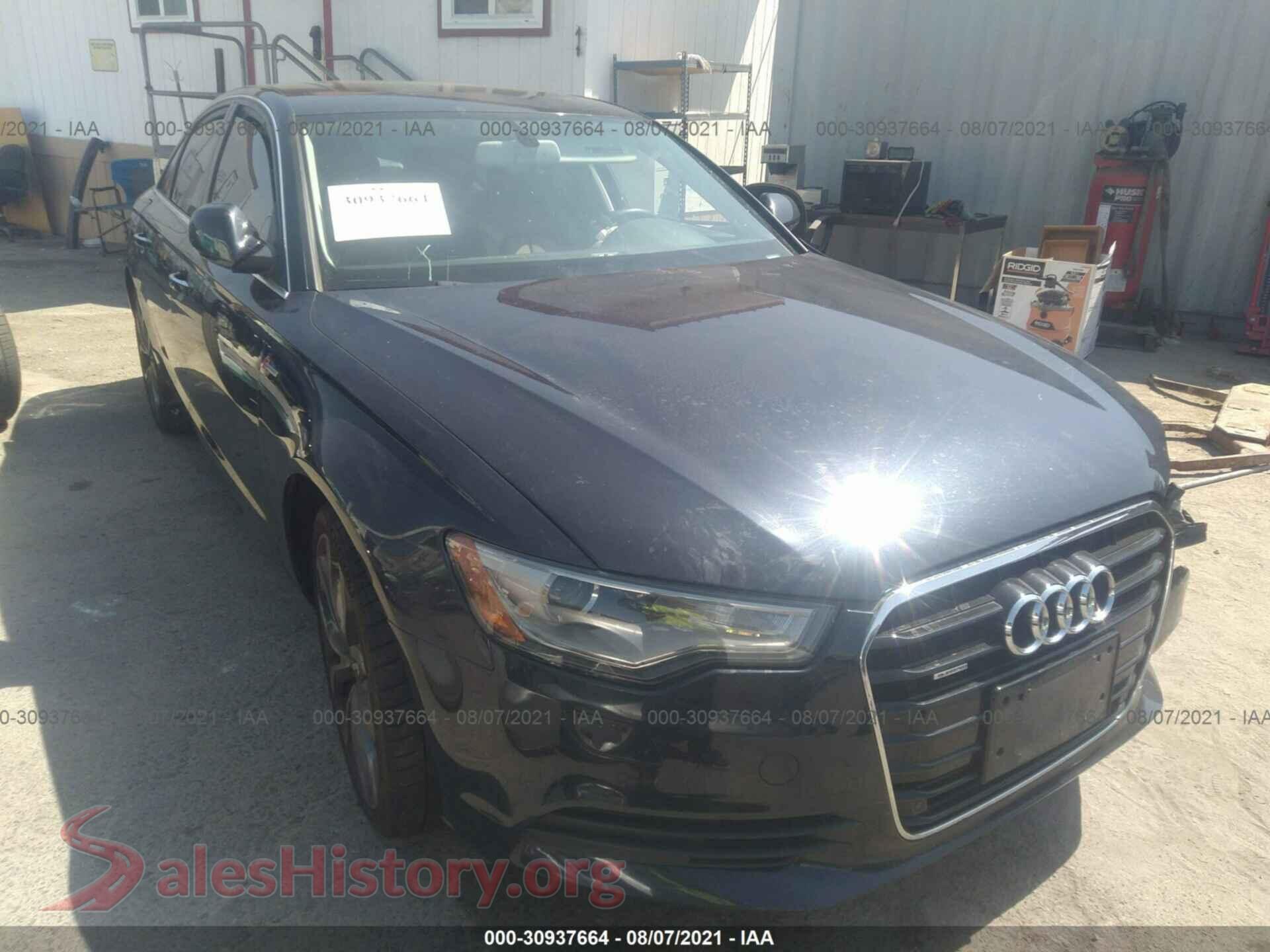 2013 AUDI A6 — VIN WAUGGAFC3DN130622