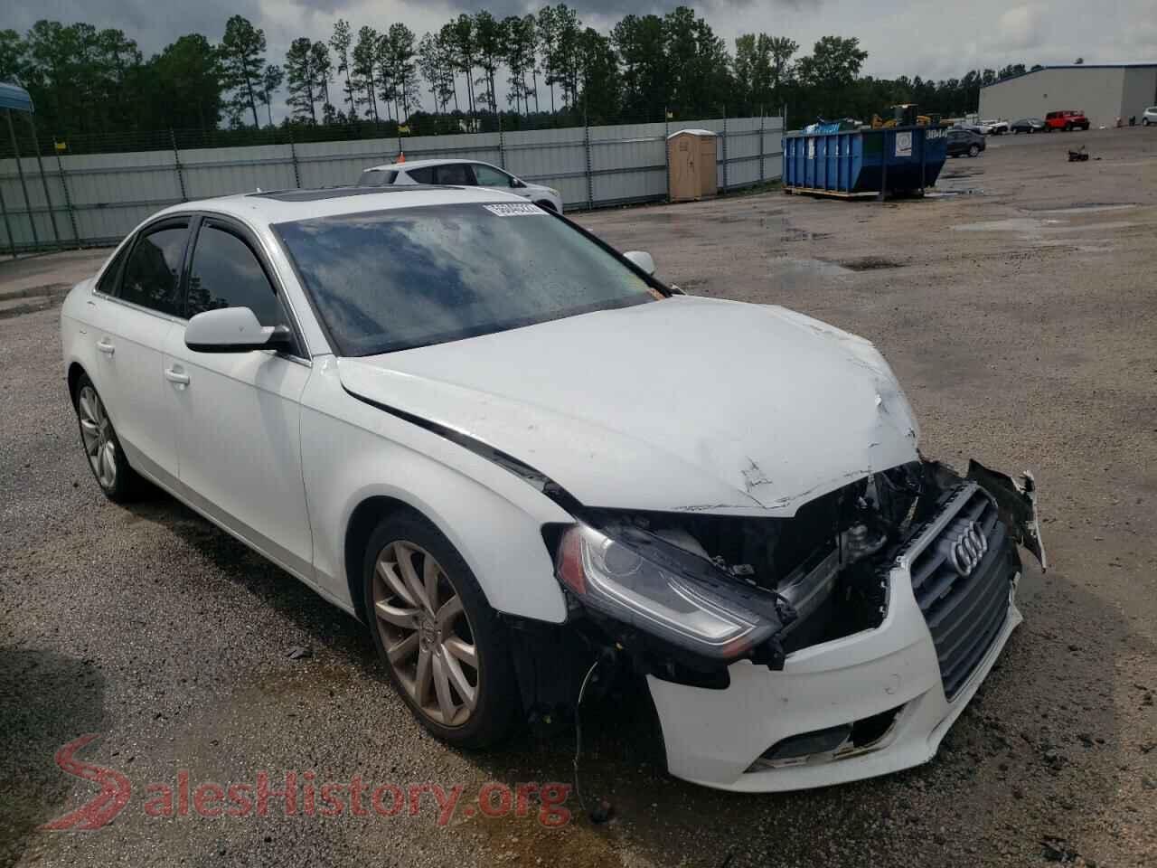 2013 AUDI A4 — VIN WAUHFAFL9DN029902
