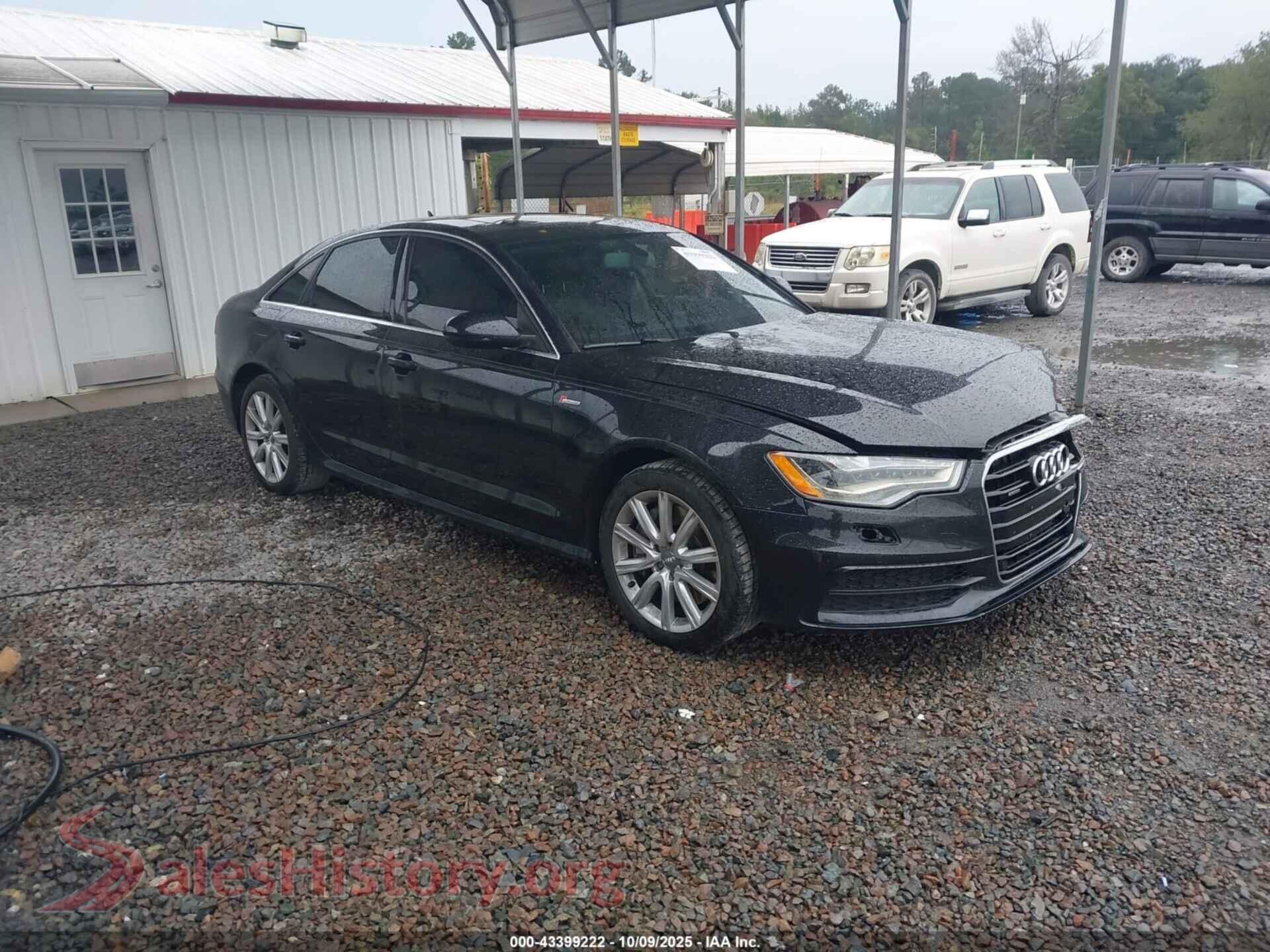 2014 AUDI A6 — VIN WAUHGAFC0EN074855
