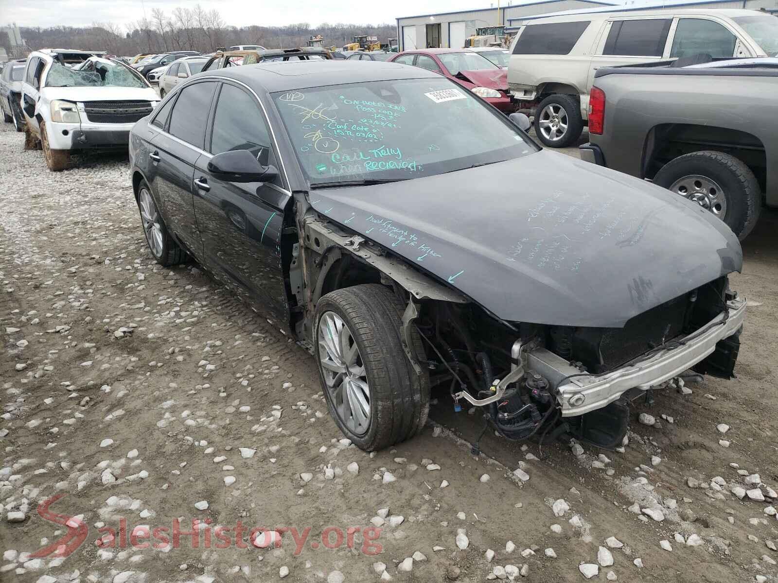 2014 AUDI A6 — VIN WAUHGAFC1EN131340