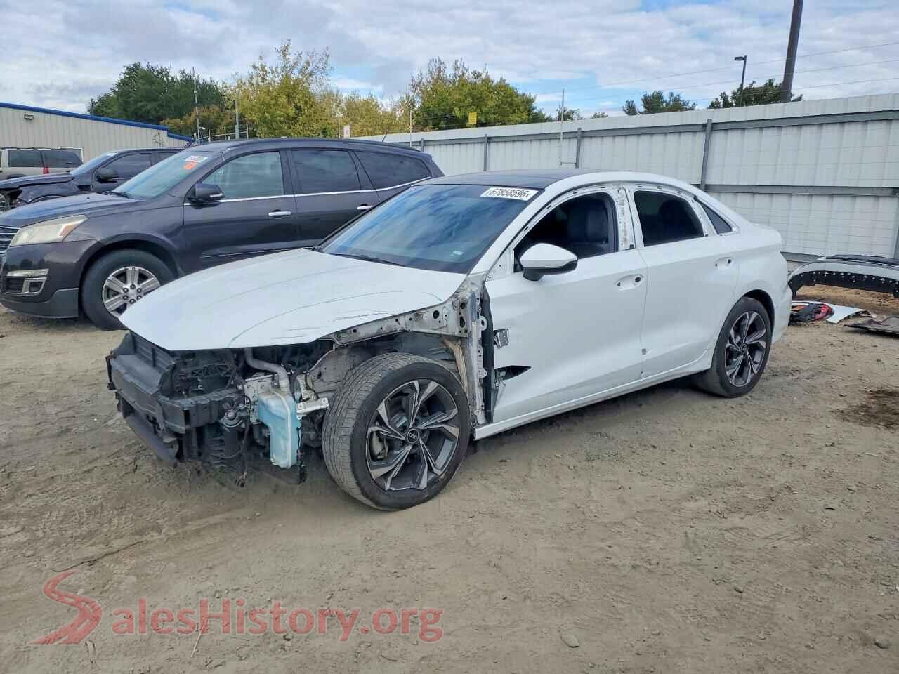 2022 AUDI A3 — VIN WAUHUDGY6NA057523