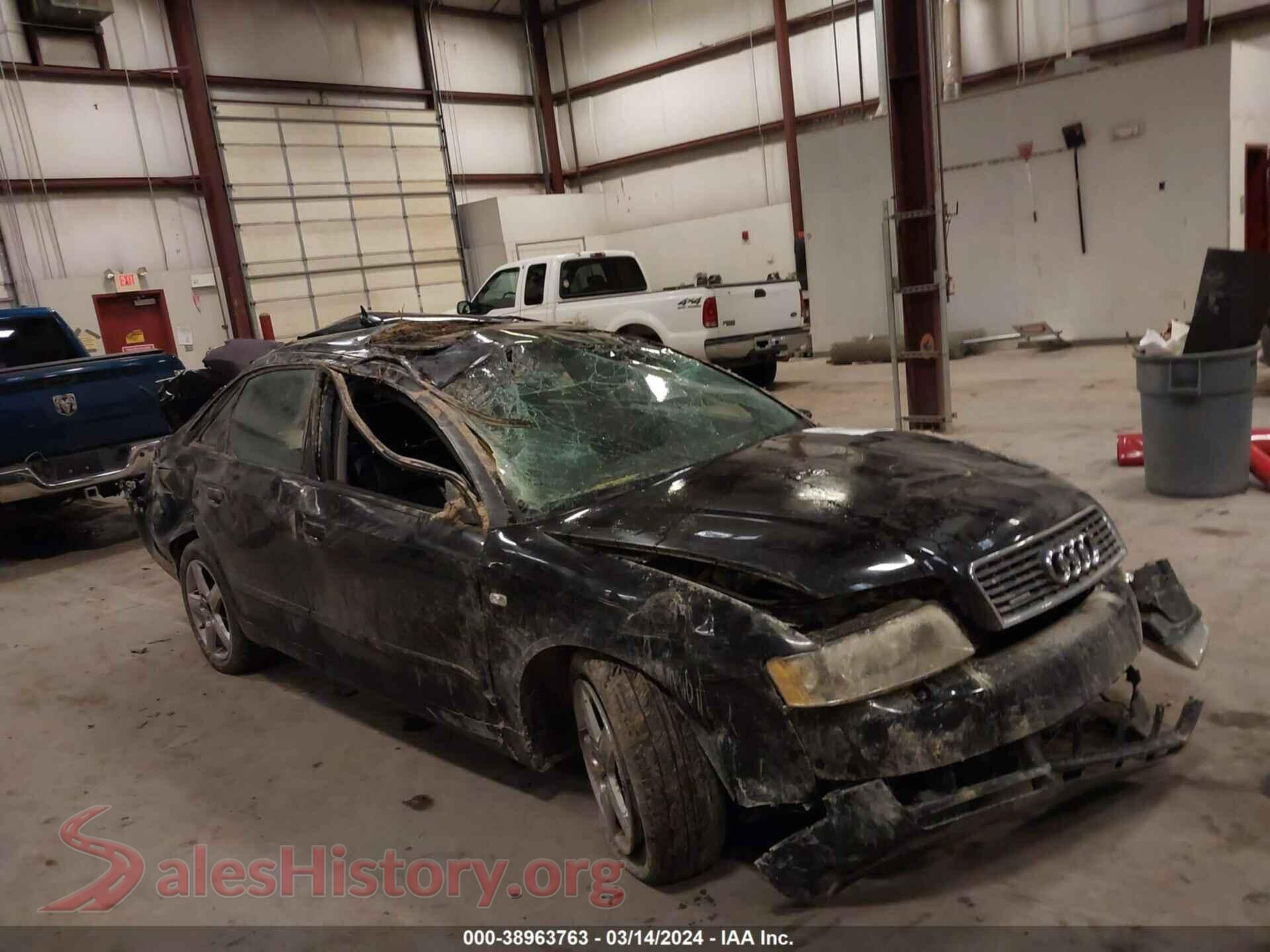 2005 AUDI A4 — VIN WAULC68E05A112254