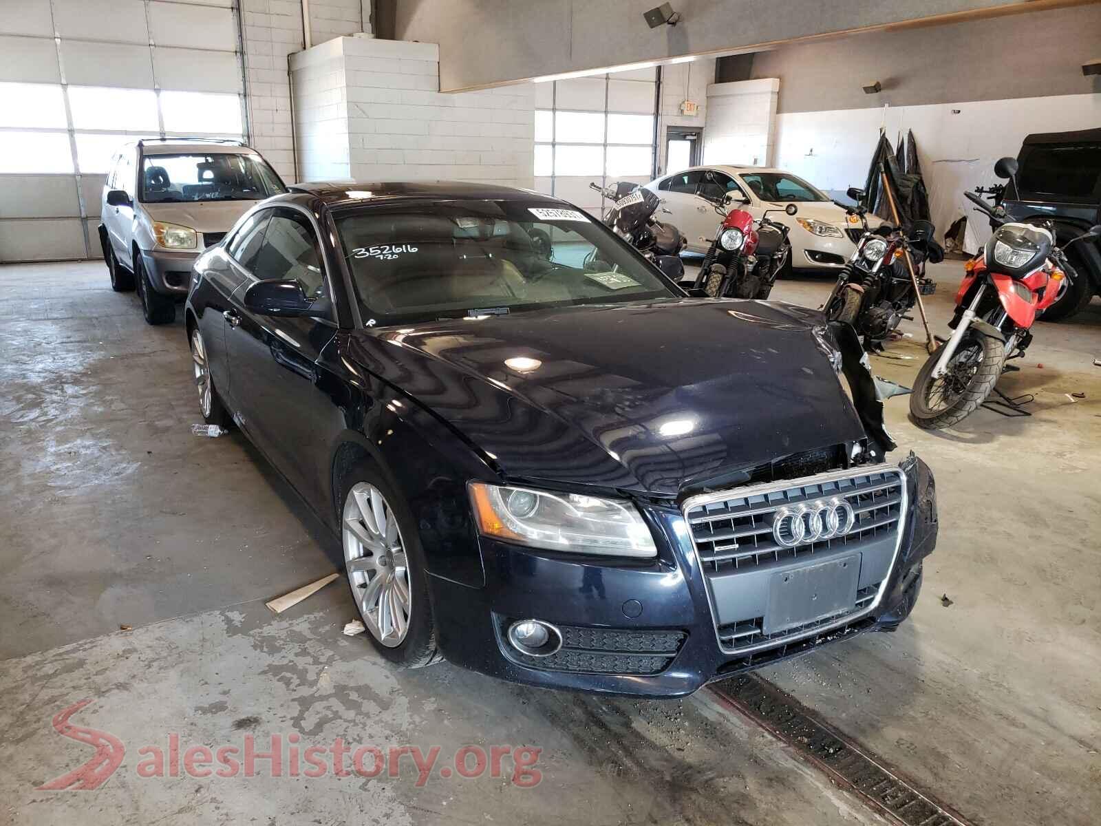 2011 AUDI A5 — VIN WAULFAFR8BA022376