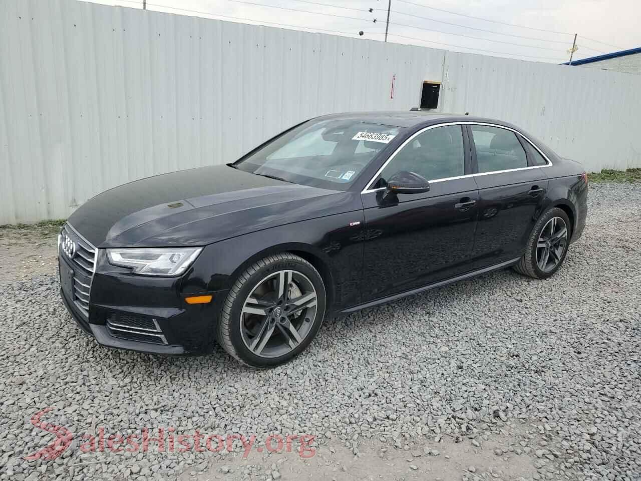 2017 AUDI A4 — VIN WAUPNAF43HN063895