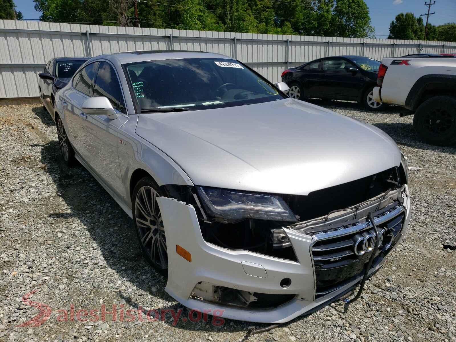 2012 AUDI A7 — VIN WAUSGAFC6CN001041