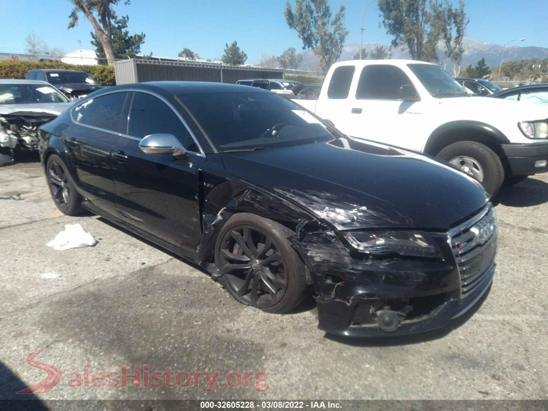 2014 AUDI S7 — VIN WAUW2AFC1EN134356