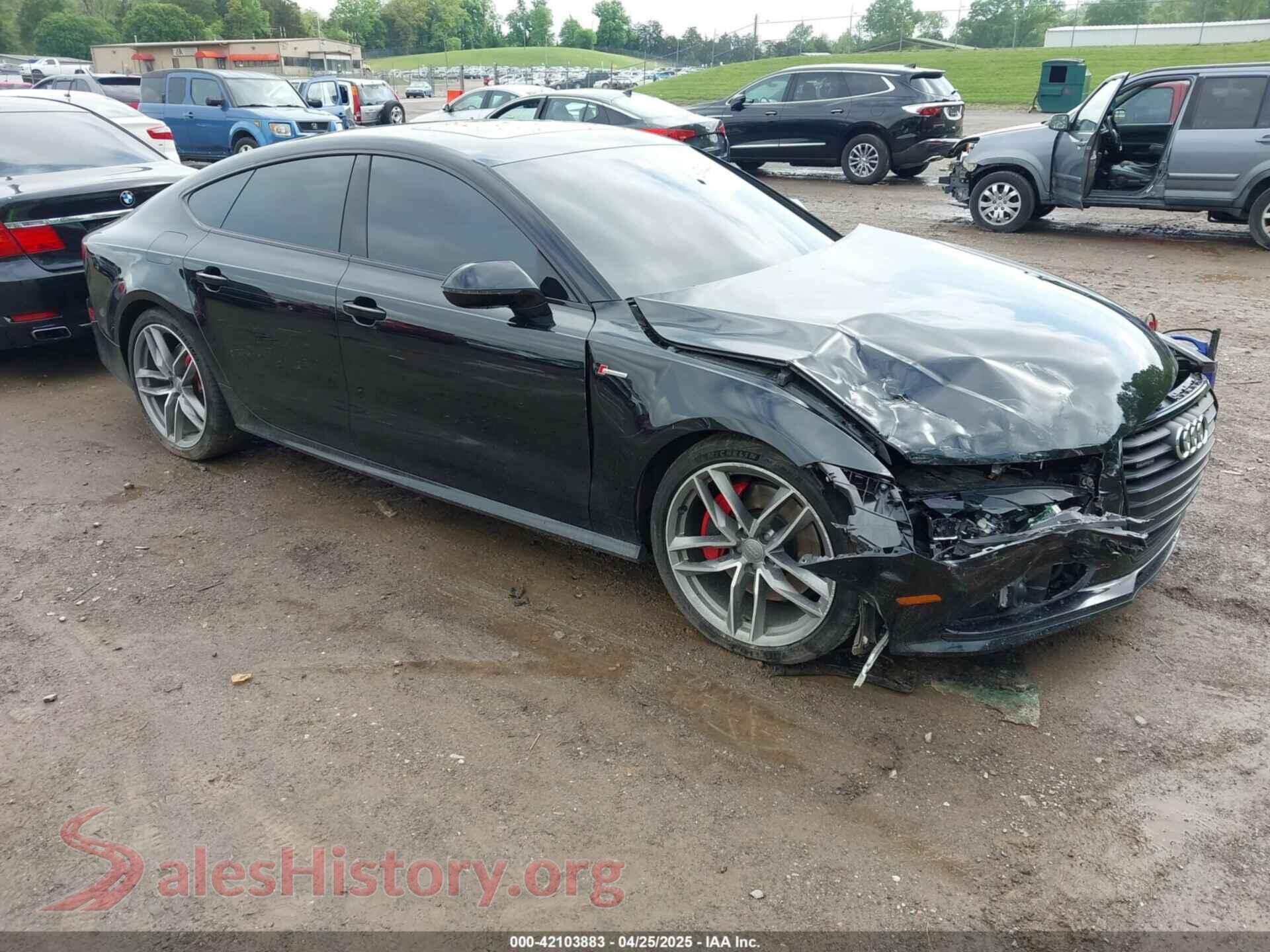 2018 AUDI A7 — VIN WAUW3AFC4JN086553