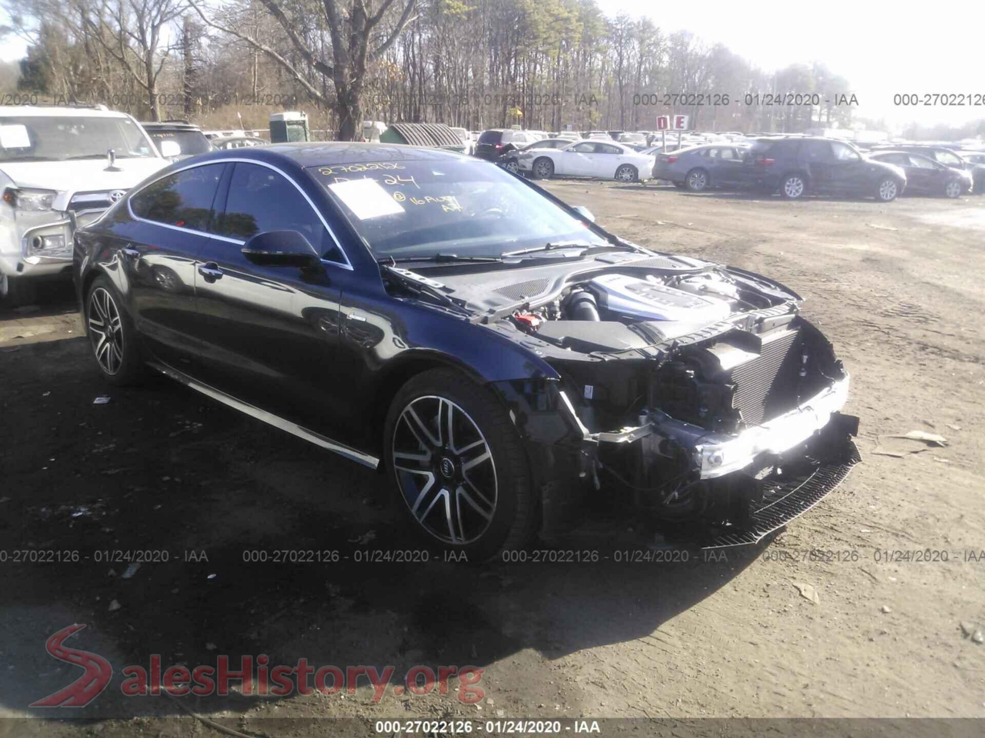 2016 AUDI A7 — VIN WAUWGAFC9GN066876