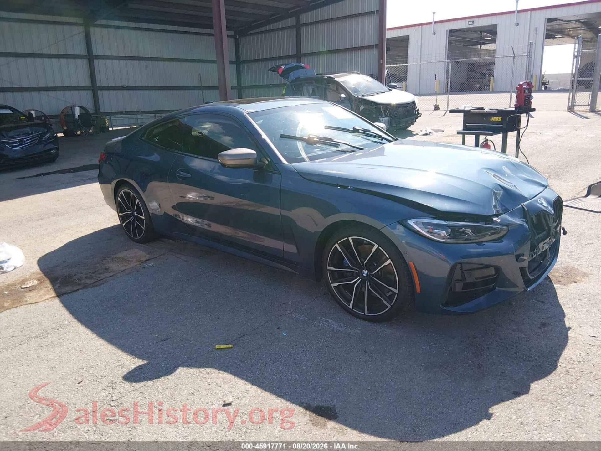 2021 BMW M440I — VIN WBA13AR01MCF67021
