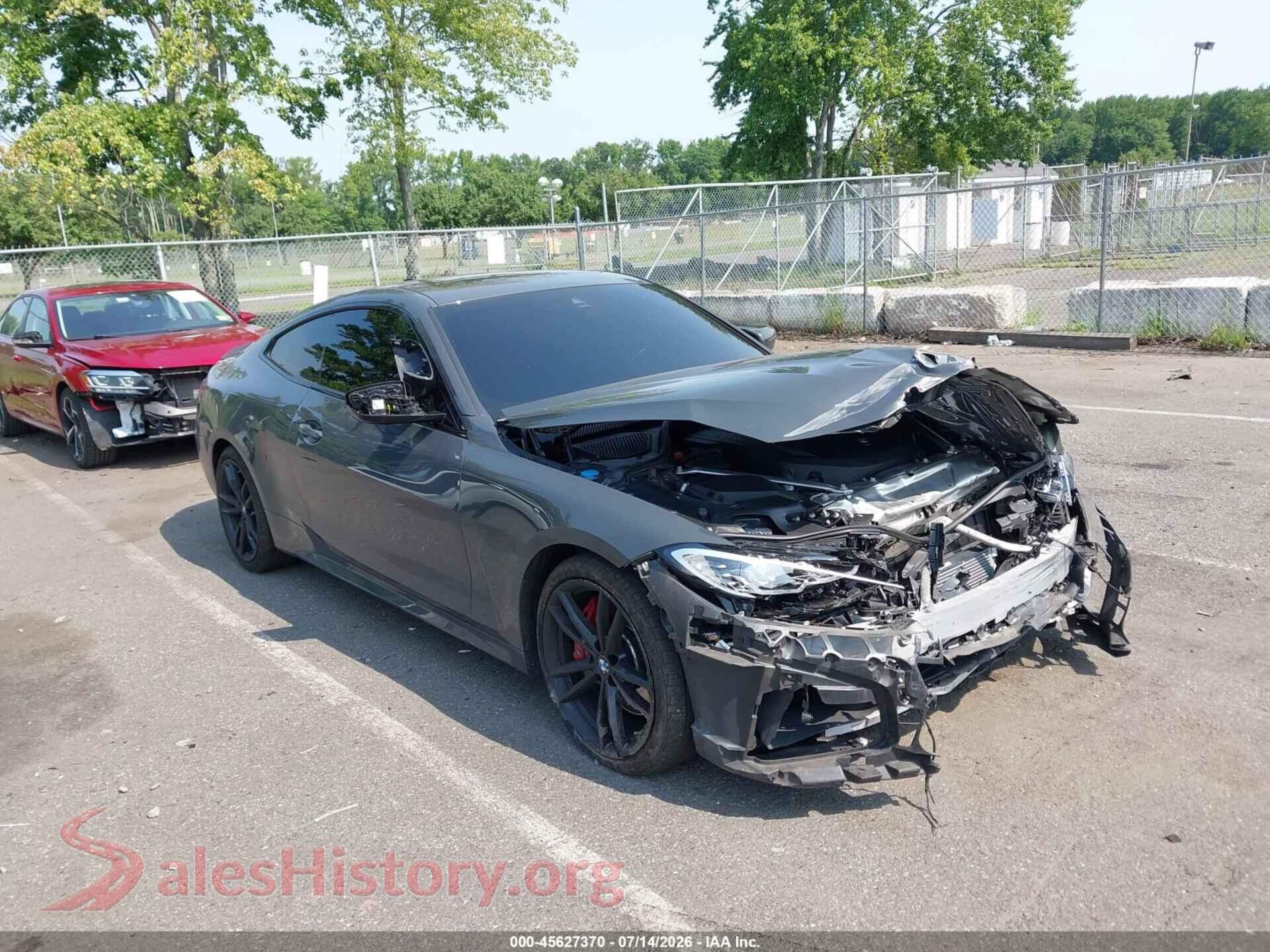 2021 BMW M440I — VIN WBA13AR06MCG16083