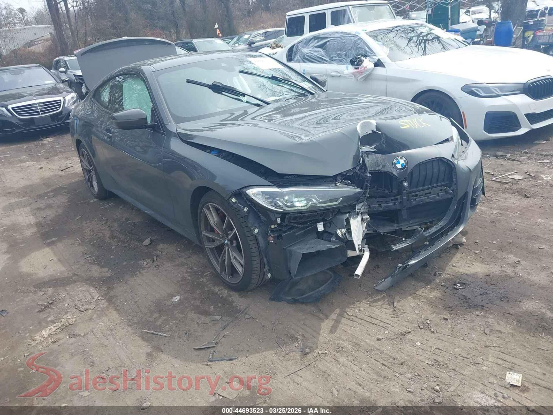 2021 BMW M440I — VIN WBA13AR07MCG82917