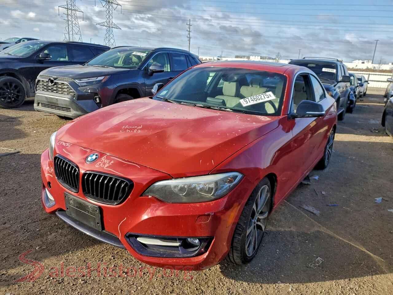 2015 BMW 2 SERIES — VIN WBA1F5C53FV256827
