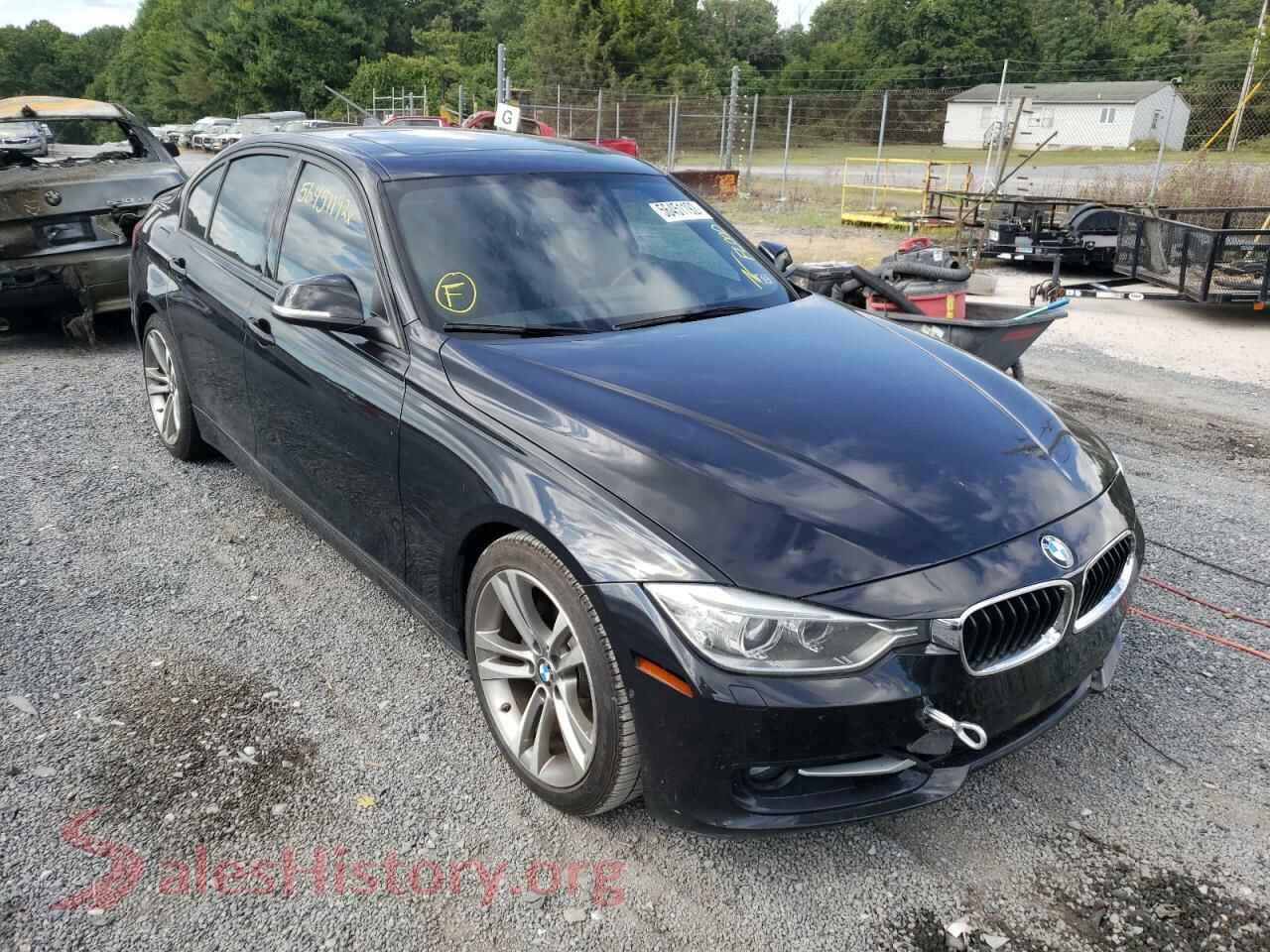 2012 BMW 3 SERIES — VIN WBA3A5C51CF344840