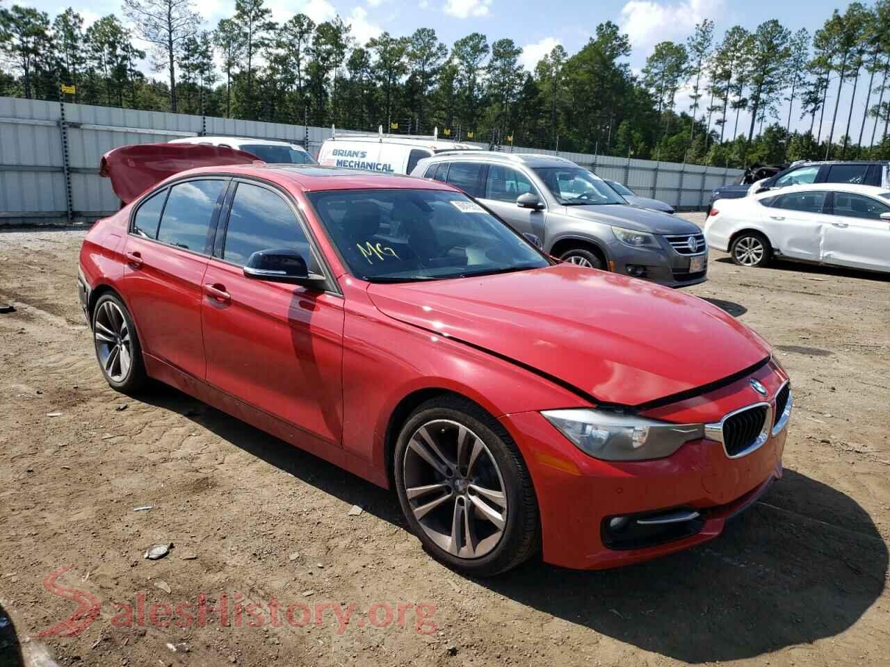 2014 BMW 3 SERIES — VIN WBA3A5C51EP601671