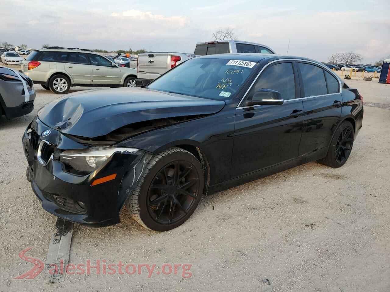 2015 BMW 3 SERIES — VIN WBA3A5C51FP604653