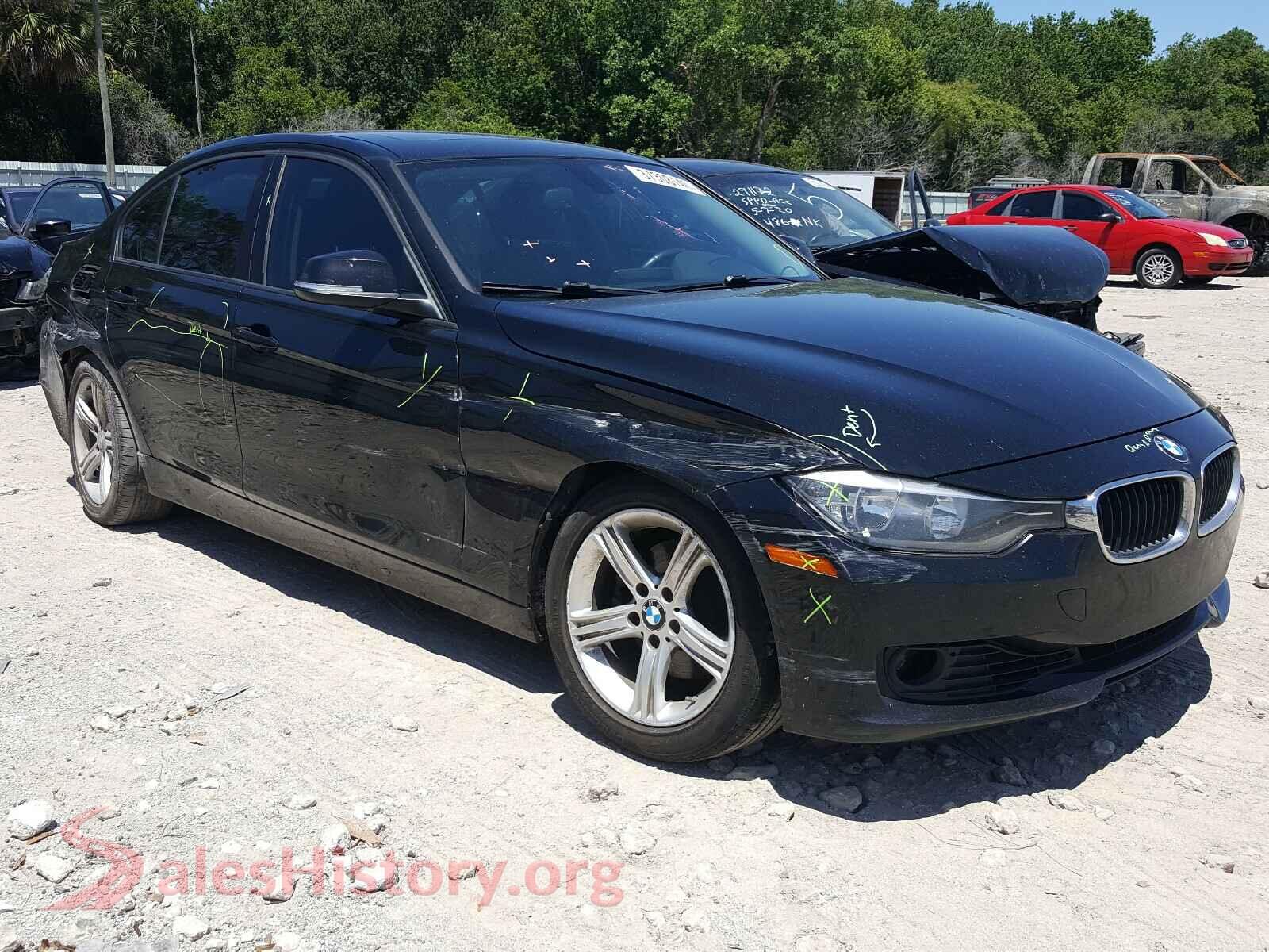 2014 BMW 3 SERIES — VIN WBA3A5C52EF604732
