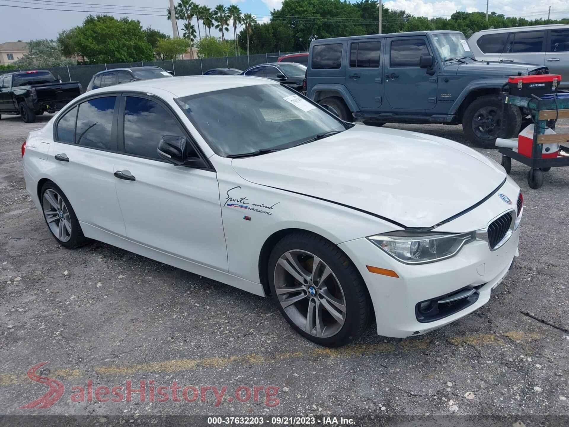 2014 BMW 3 SERIES — VIN WBA3A5C56EJ463886