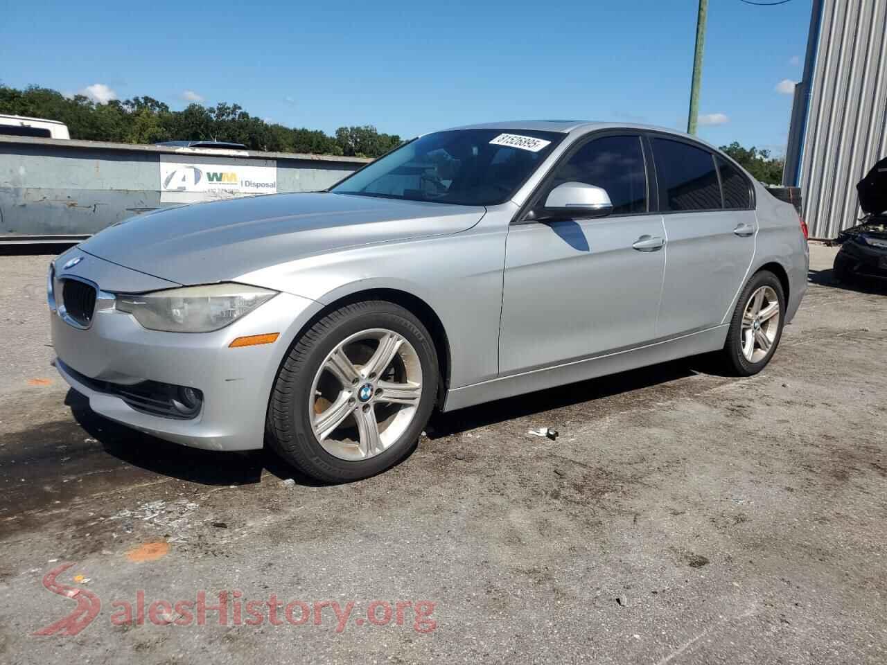 2014 BMW 3 SERIES — VIN WBA3A5C57EF604788