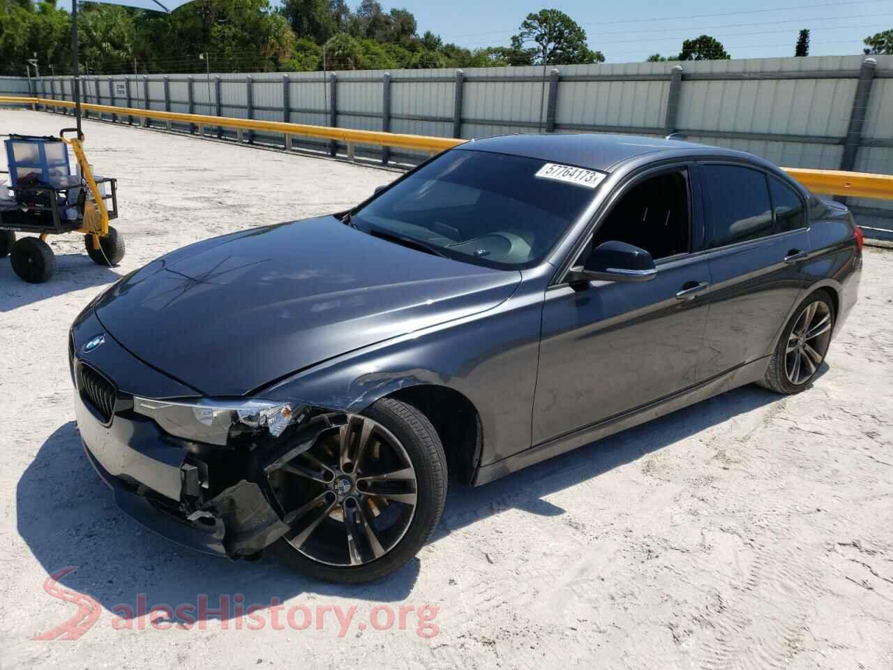 2014 BMW 3 SERIES — VIN WBA3A5C57EP601254