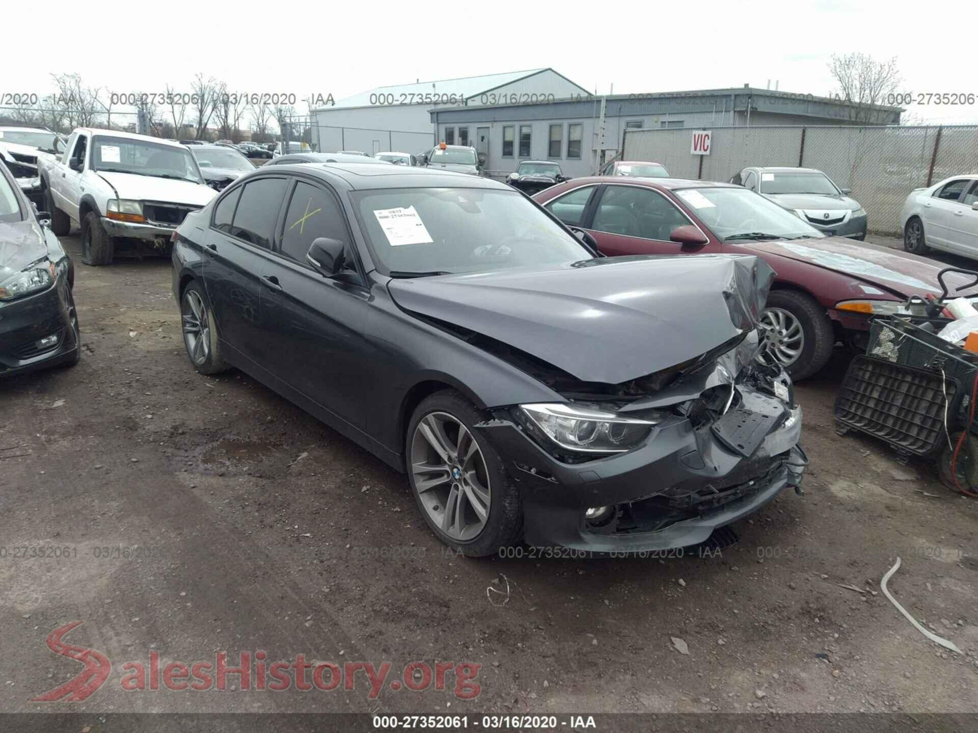 2012 BMW 328 — VIN WBA3A5C58CF348027