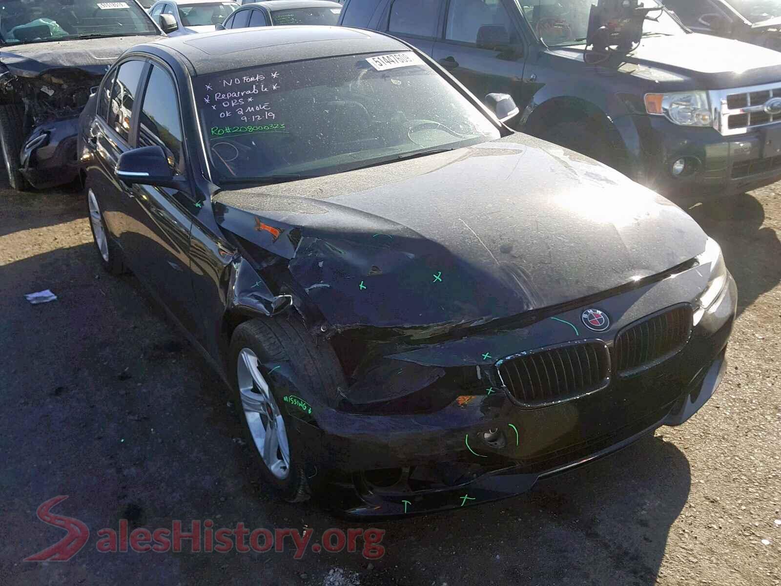 2013 BMW 3 SERIES — VIN WBA3A5C58DF356677