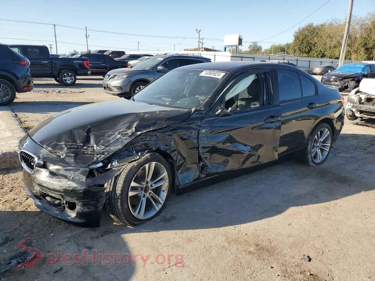 2014 BMW 3 SERIES — VIN WBA3A5C58EJ465140