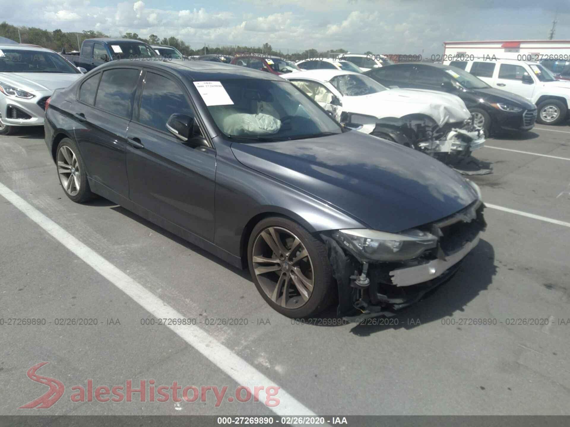 2012 BMW 328 — VIN WBA3A5C5XCF347946