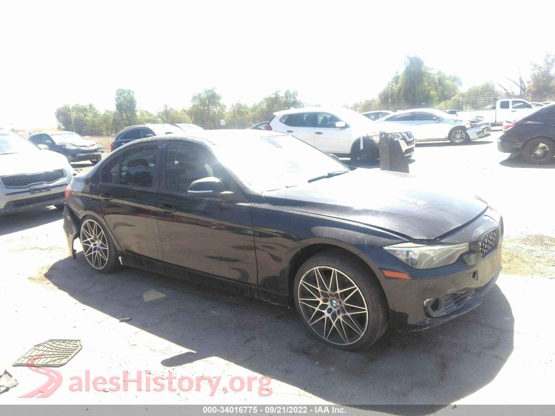 2012 BMW 3 SERIES — VIN WBA3A5G50CNP16751