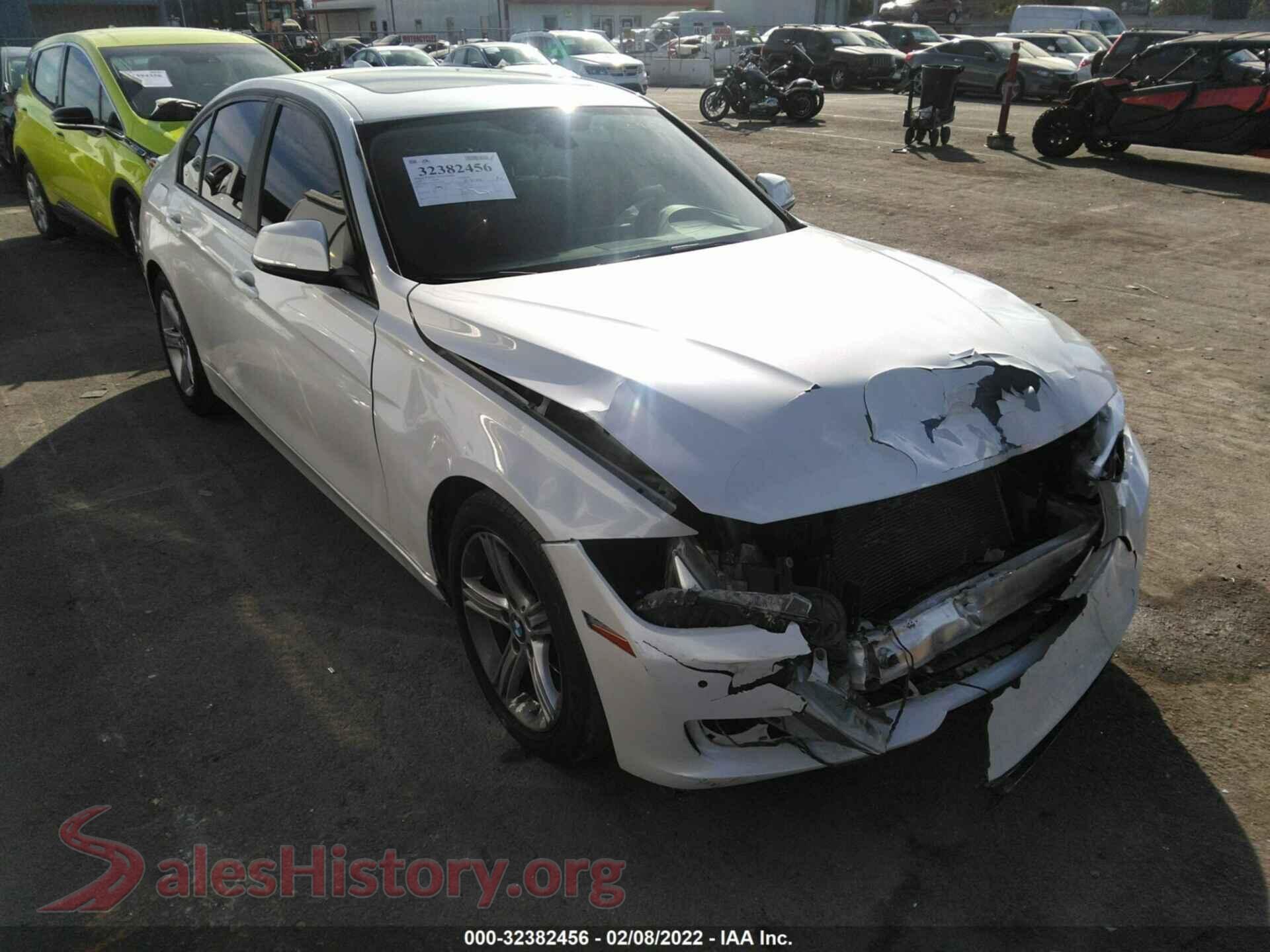 2014 BMW 3 SERIES — VIN WBA3A5G50ENP28319