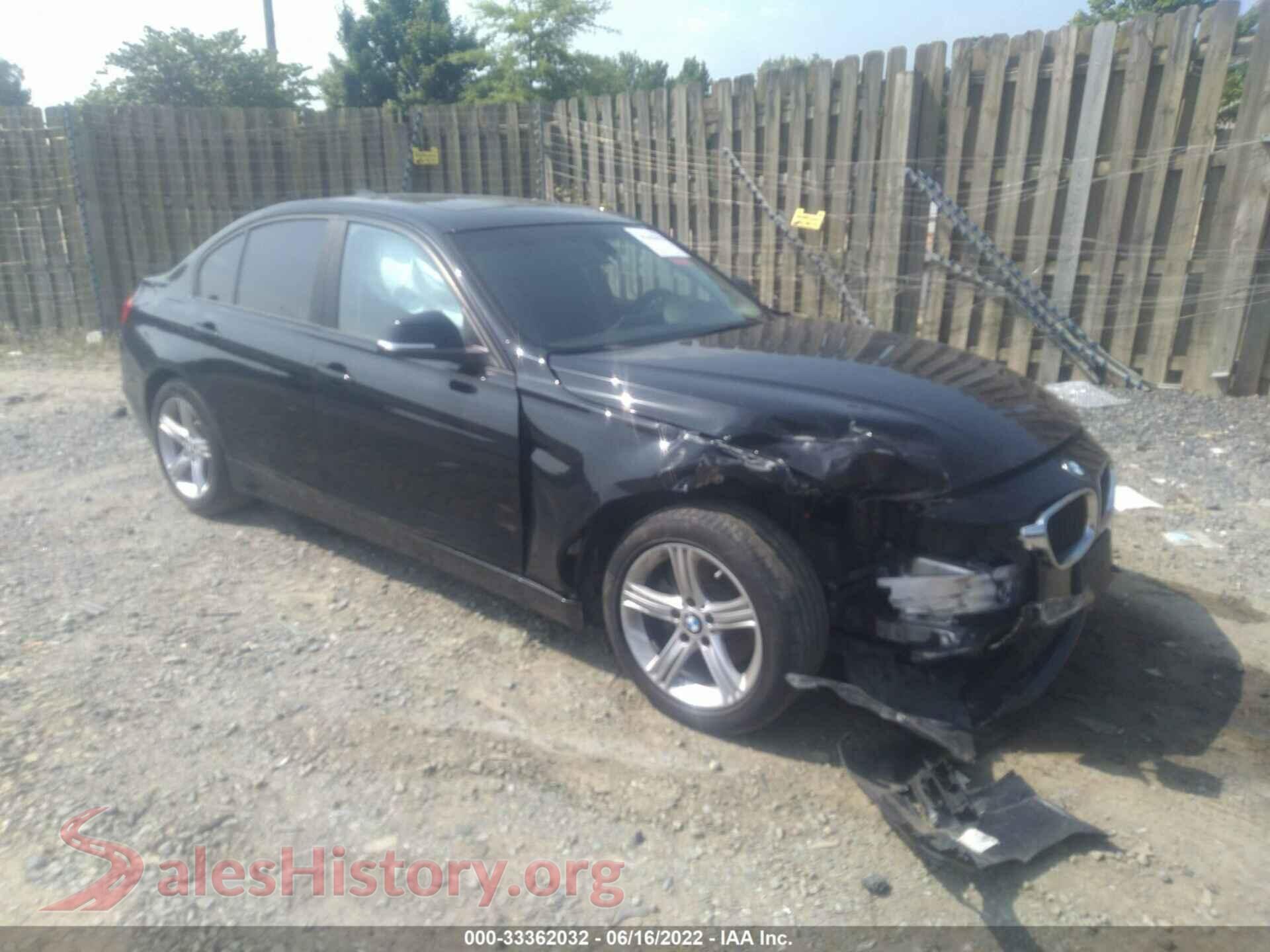 2015 BMW 3 SERIES — VIN WBA3A5G51FNS84336