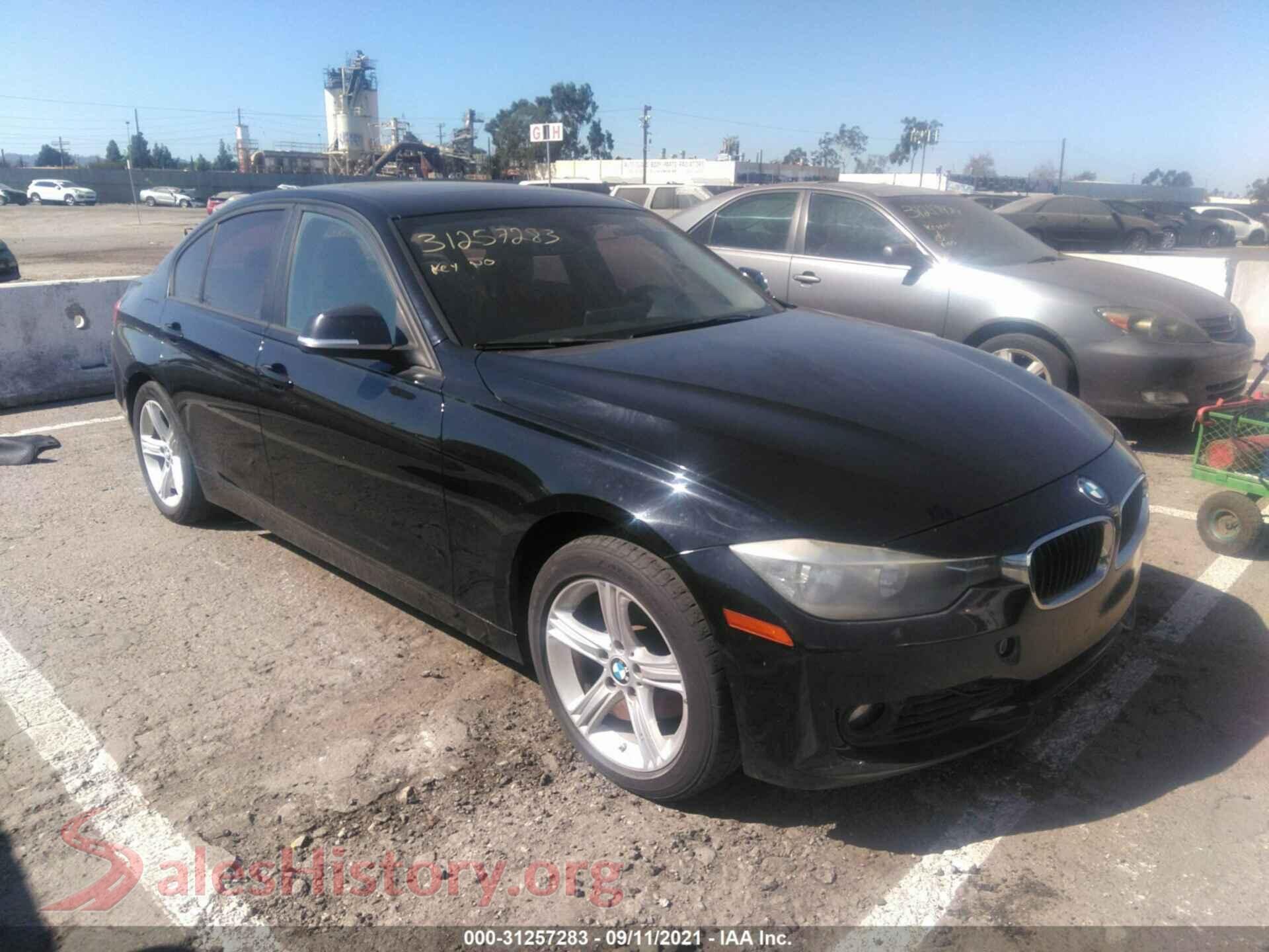 2013 BMW 3 SERIES — VIN WBA3A5G52DNP20849