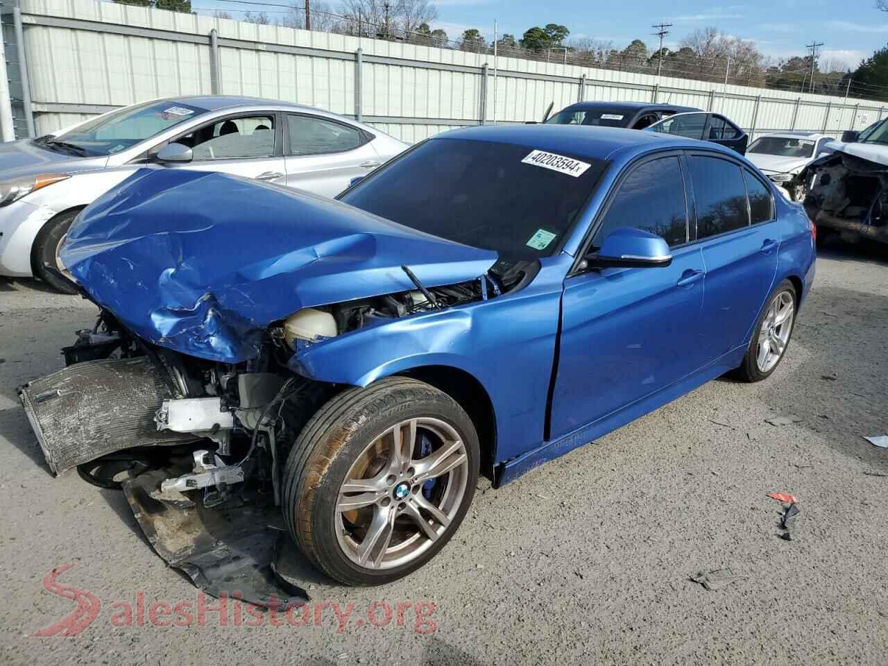 2014 BMW 3 SERIES — VIN WBA3A5G54ENP29327