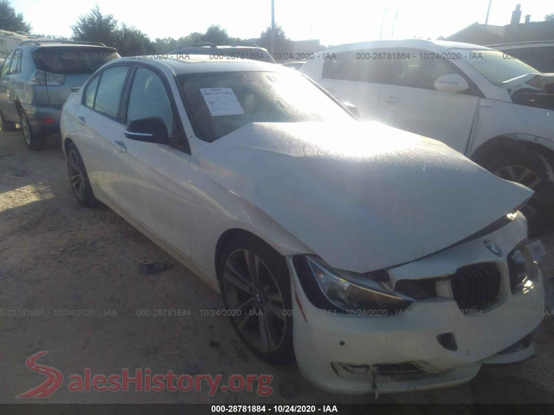 2014 BMW 3 SERIES — VIN WBA3A5G57ENP27877