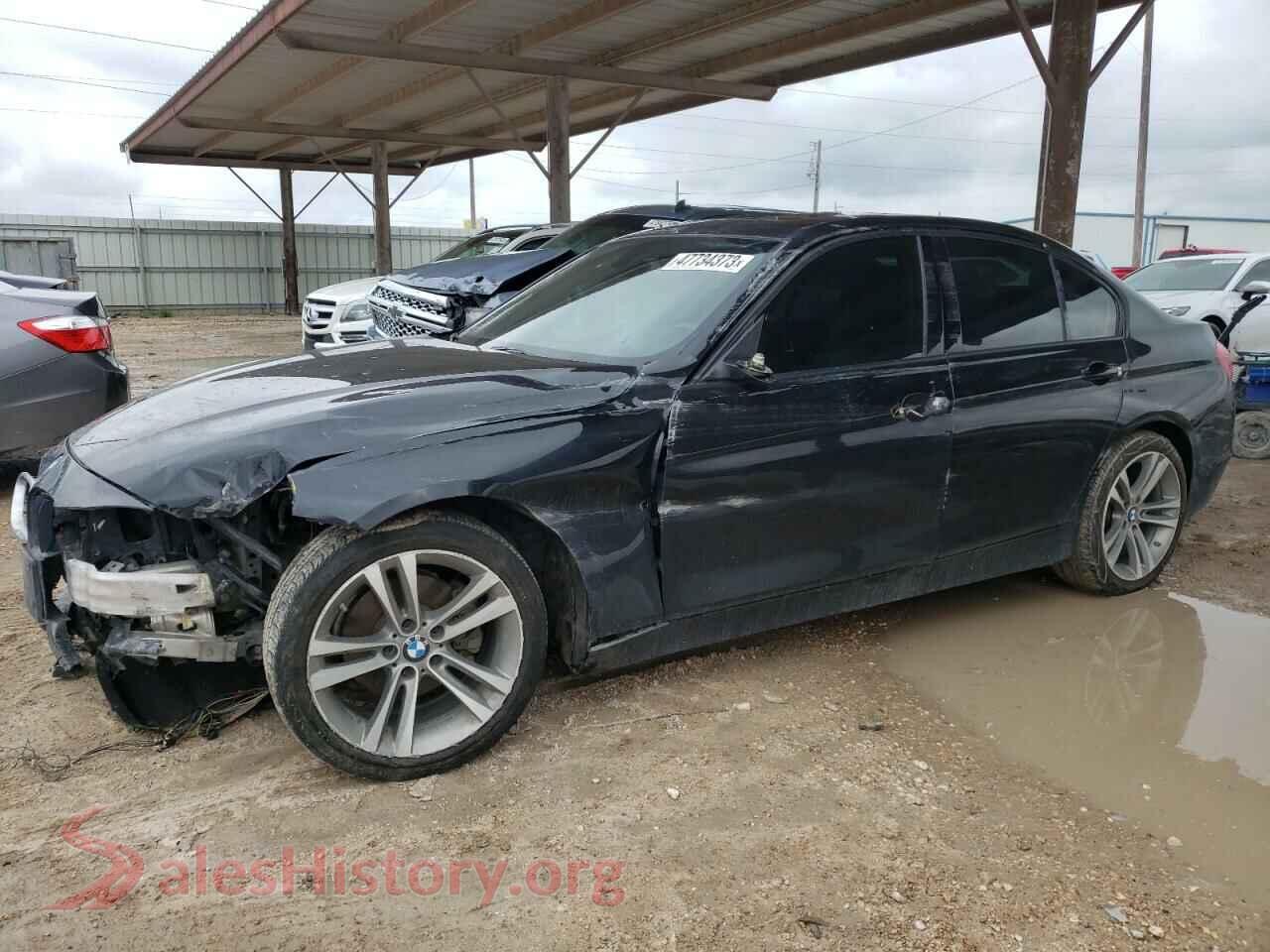 2014 BMW 3 SERIES — VIN WBA3A5G57ENP33744